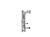 Hollex uitklapbare zwemtrap rvs316 2+2 treden teak - Bateau Bootservice