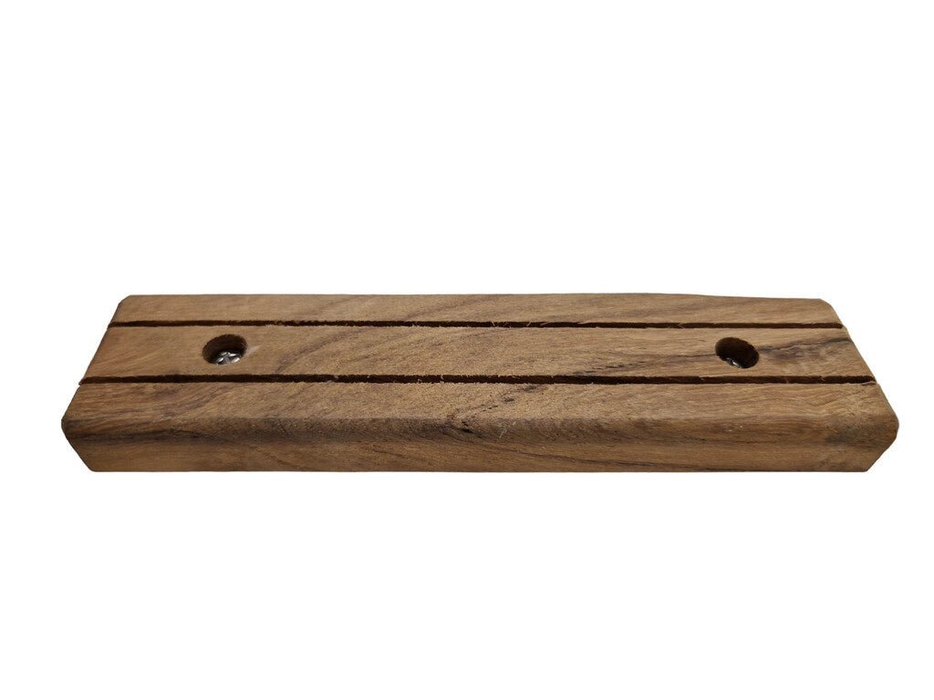 Hollex uitklapbare zwemtrap rvs316 2+2 treden teak - Bateau Bootservice