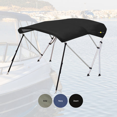 Biminitop 3 boogs Lengte 130 cm - Bateau Bootservice