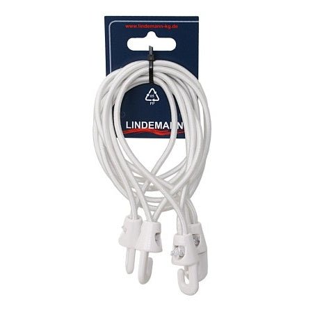 Wiite haken met elastiek 4 mm 25 cm - Bateau Bootservice