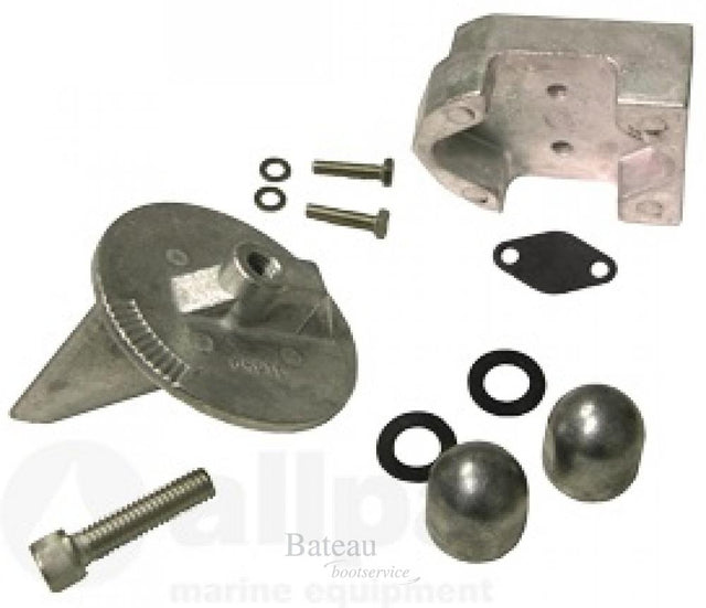 Aluminium Anode kit Navalloy Alpha 1 Gen 1 (no power) - Bateau Bootservice