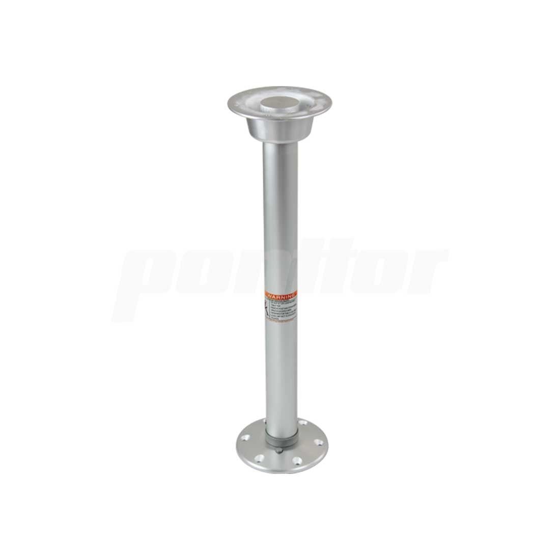 Aluminium Tafelpoot 68,5 cm incusief vloerplaat en tafelbase - Bateau Bootservice