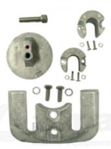 Aluminium anode kit Navalloy Bravo 2 present 1989 present & Bravo-3, 1989 - 2003 - Bateau Bootservice