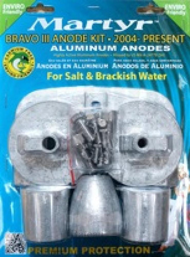 Anode kit Bravo 3 2004 Zink Aluminium of Magnesium - Bateau Bootservice