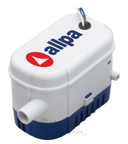 Bilgepomp met vlotterschakelaar 12V 1.8 Amp met schakelaar 500 GPH - Bateau Bootservice