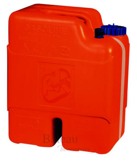 BRANDSTOFTANK / JERRYCAN KUNSTSTOF 22L, MET INDICATOR EN RESERVE - Bateau Bootservice