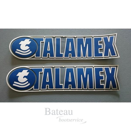 Decal set (2x) Talamex - Bateau Bootservice
