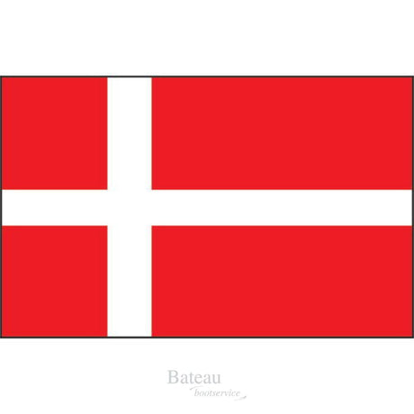 Deense vlag 20 x 30 cm - Bateau Bootservice