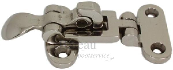 Vobor Deursluiting, van roestvrij staal, plat, 1 stuks grendel slotmeubel- handvat, slot voor boot, camper, caravan-vleugel-sluitvak, kabinet treklift