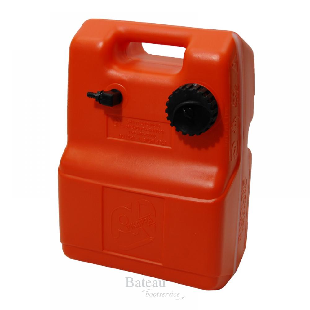 Draagbare benzinetank 12 liter voor boot met ontluchting.