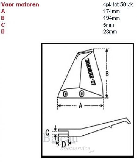 Easterner Hydrofoil tot 50 PK - Bateau Bootservice