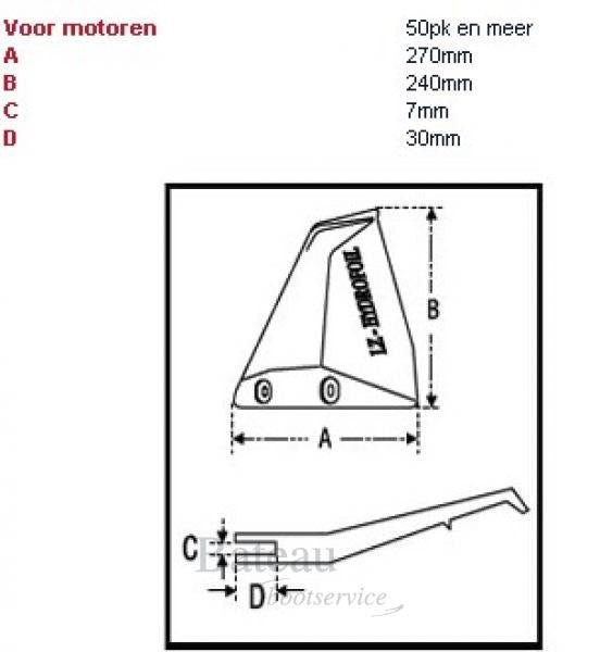 Easterner hydrofoils vanaf 50 PK - Bateau Bootservice