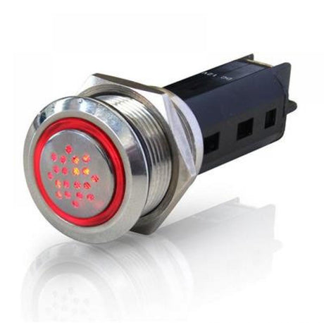 HOLLEX ZOEMER 12/24 Volt LED ROOD - Bateau Bootservice