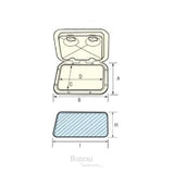 INSPECTIELUIK SERIE TOP LINE 460 X 525 MM diverse kleuren - Bateau Bootservice