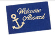 Lalizas Mat Welcome on board blauw 40 X 60cm - Bateau Bootservice