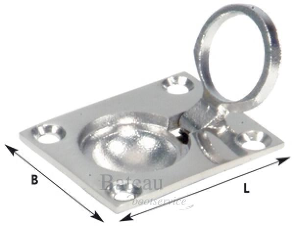 Luikring RVS 316 48x38mm - Bateau Bootservice