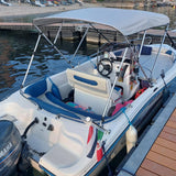 Navishade aluminium biminitop 3 boogs H117 B170-182 cm - Bateau Bootservice