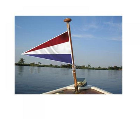 Nederland puntvlag 30 x 45 cm - Bateau Bootservice