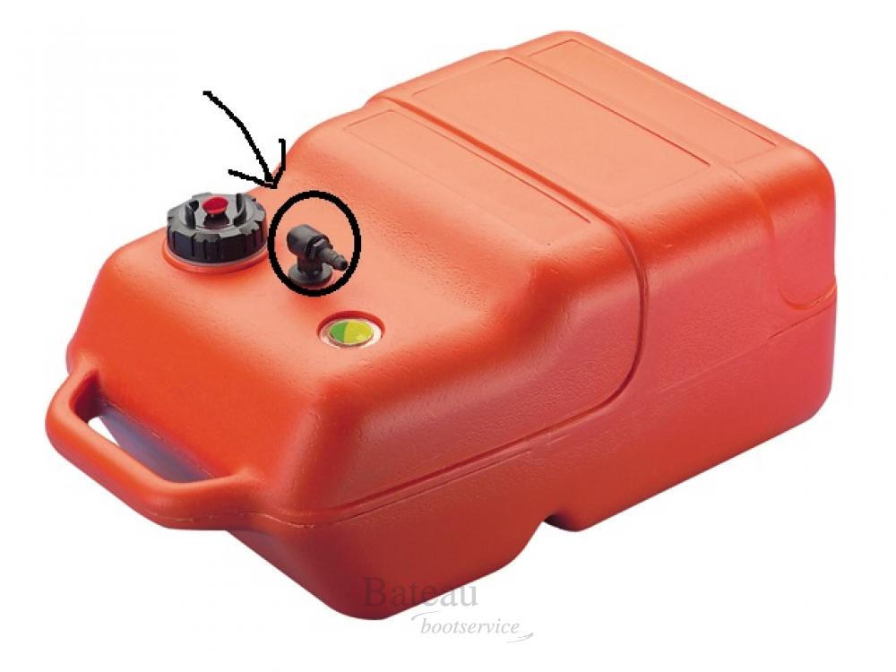  Nozzle + tube voor BIG JOE brandstoftank in verschillende maten.