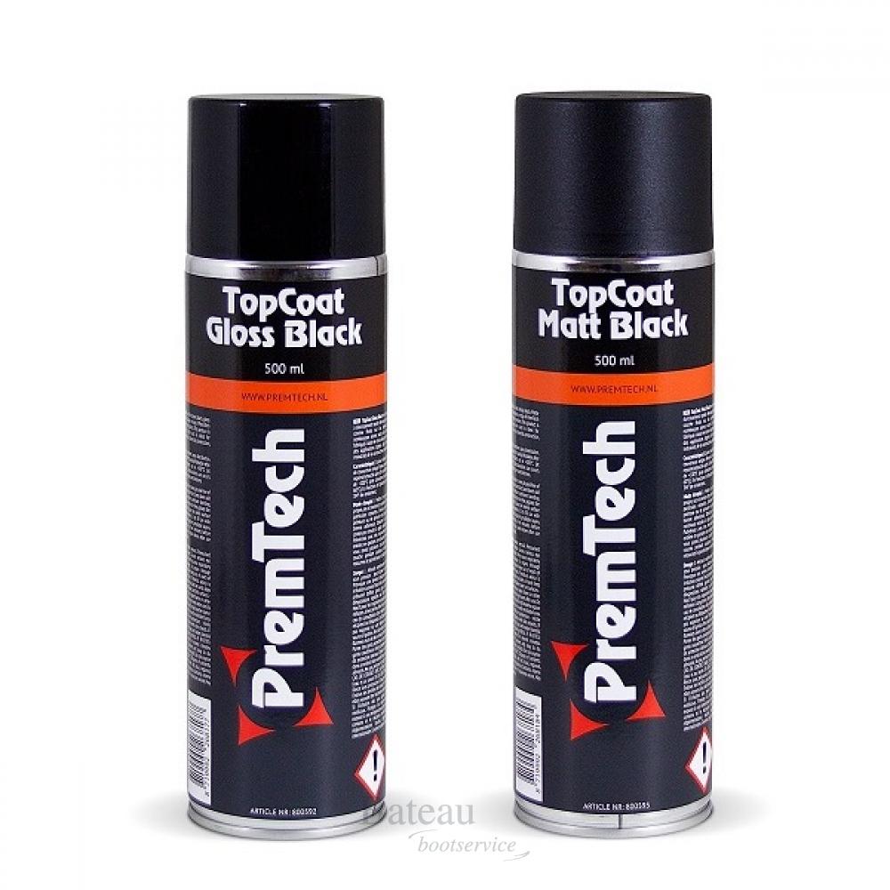 Premtech topcoat matt black of gloss - Bateau Bootservice