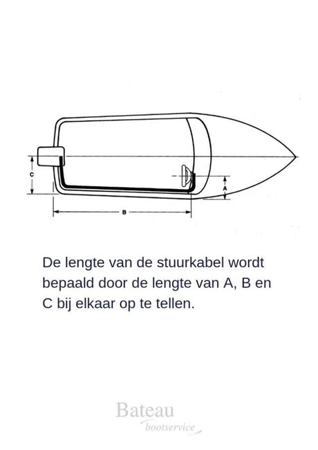 Maxflex stuursysteem LT tot 55 pk - Bateau Bootservice