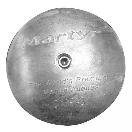 Anode Gouvernail Rosace Martyr CMF90Z Zinc - Diamètre 90 Mm Pour Camping-Car