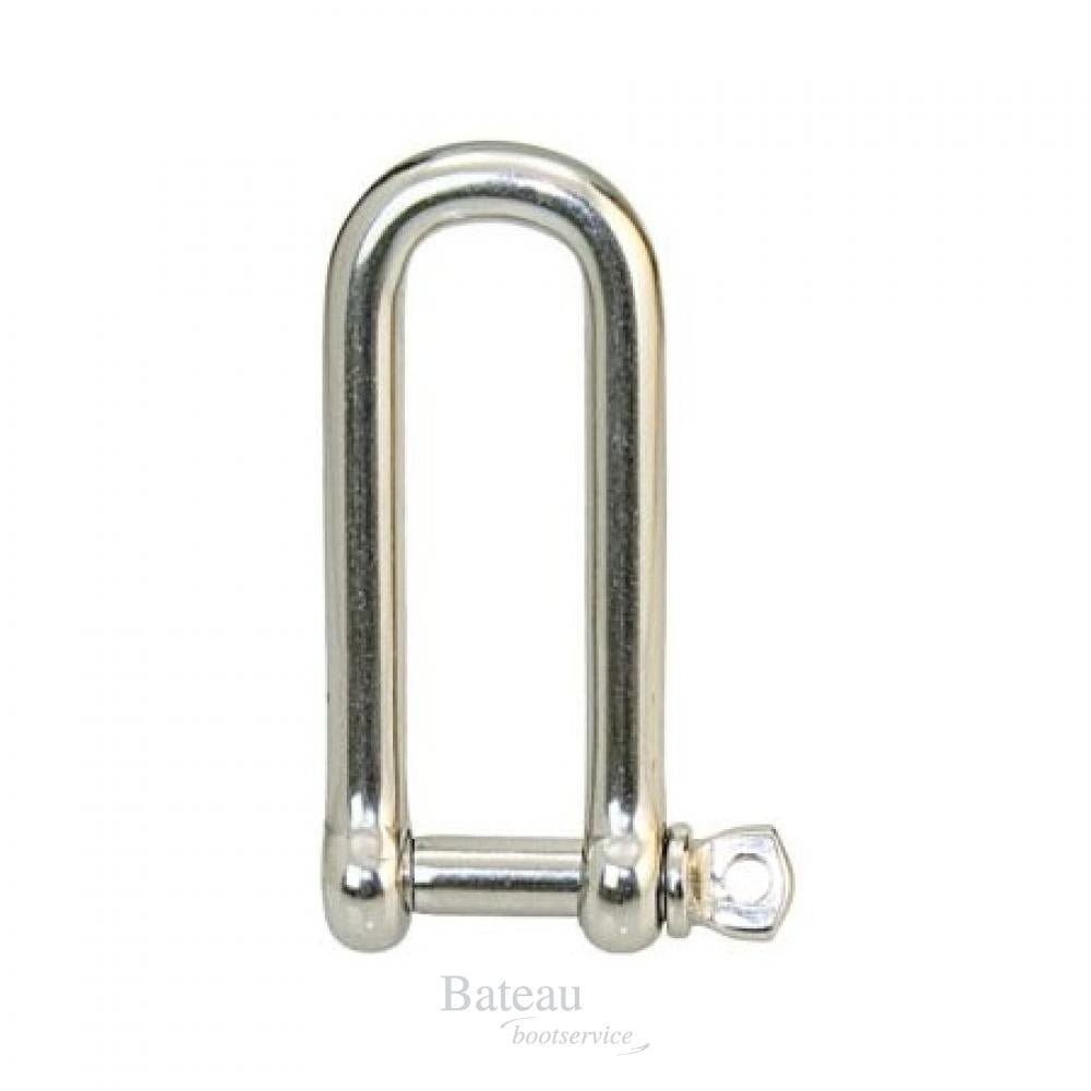 Sluiting Rvs RVS D Sluiting 10 mm extra lang – Bateau Bootservice