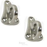RVS fenderhaak 10 mm per 2 - Bateau Bootservice