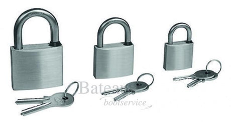 RVS hangslot met RVS beugel Afm. 40 (mm) - Bateau Bootservice