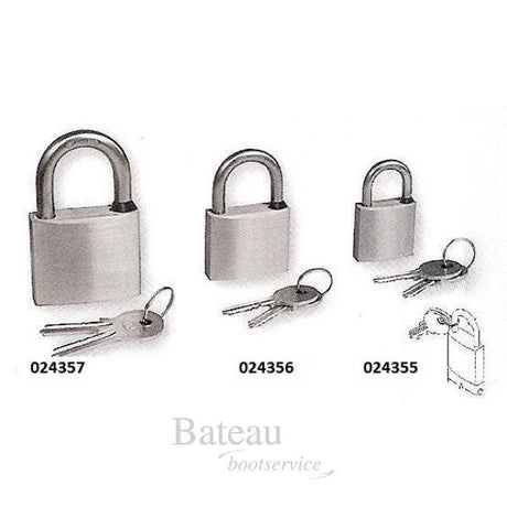 RVS hangslot met RVS beugel Afm. 40 (mm) - Bateau Bootservice