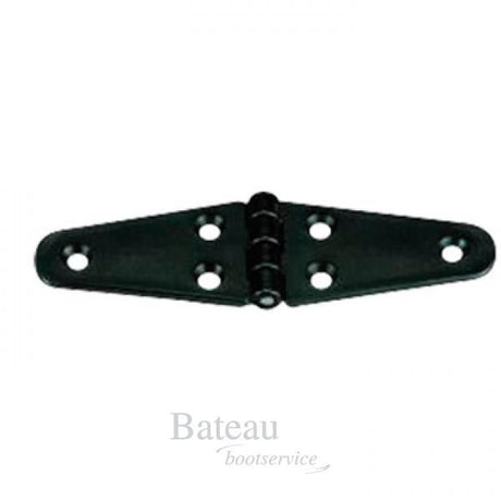 Scharnier kunststof nylon zwart of wit 135 x 40 mm - Bateau Bootservice