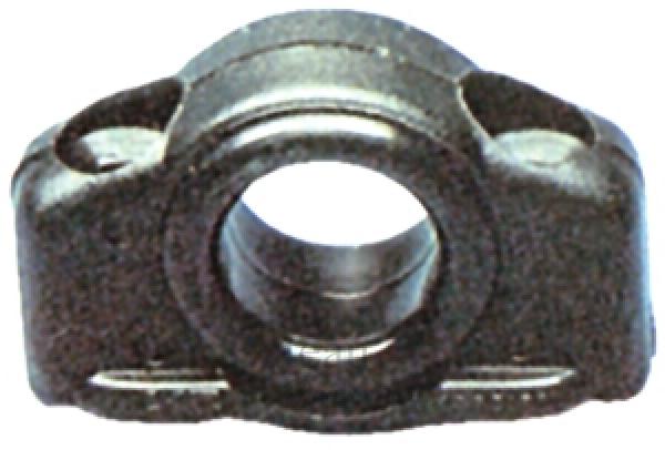 Schootoog - zwart kunststof - 12 mm - Bateau Bootservice