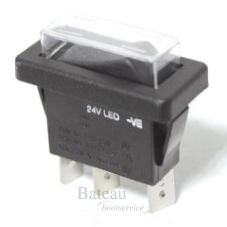 led tuimelschakelaar amber aan-uit 12v, 20a 2 tab contacten installatie afmeting ø13mm in led tuimelschakelaar amber aan-uit 12v, 20a 2 tab contacten installatie afmeting ø13mm in