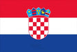 Vlag Kroatie 20 x 30 cm - Bateau Bootservice