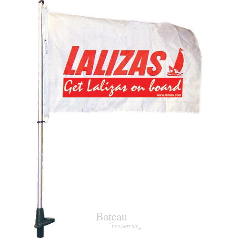 VLAGGENSTOK TYPE INSTEEK ZWART - Bateau Bootservice