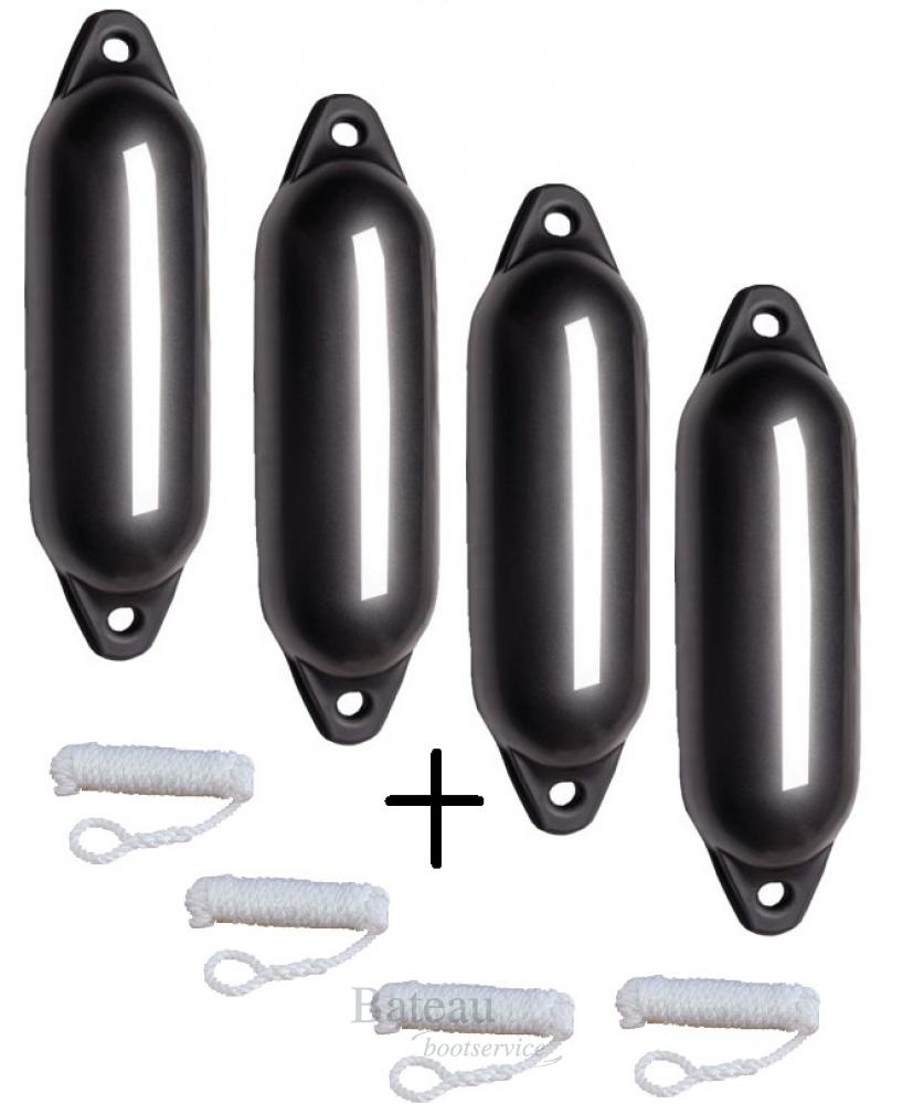Voordeel set STAR 30 x 90 cm met lijn antraciet - Bateau Bootservice