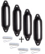 Voordeel set STAR 30 x 90 cm met lijn antraciet - Bateau Bootservice