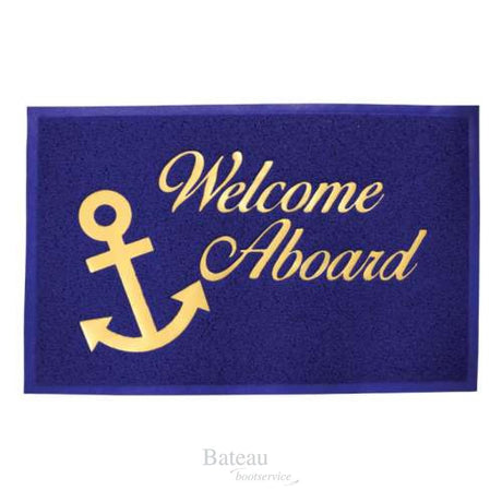 Welcome on board Boot matten - Bateau Bootservice